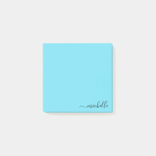 Individuelle Name Minimalistische Personalisierte  Post-it Klebezettel
