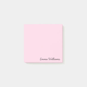 Individuelle Name Minimalistische Personalisierte  Post-it Klebezettel