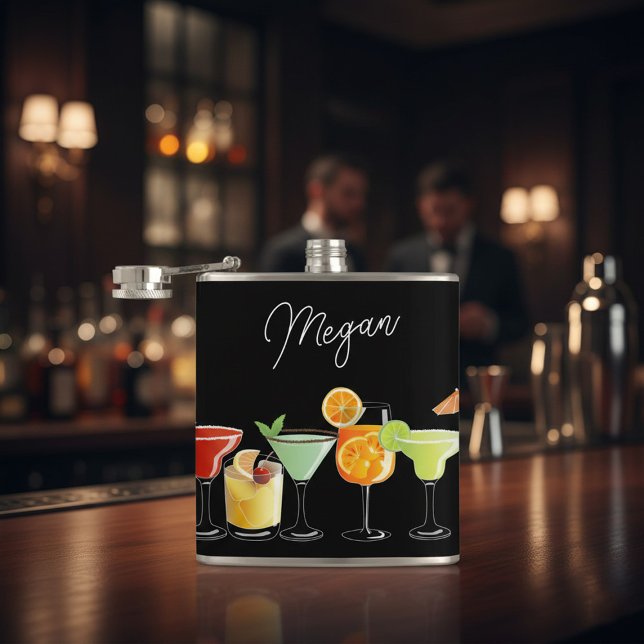 Individuelle Name mit farbenfrohen handGezeichnet  Flachmann (Von Creator hochgeladen)