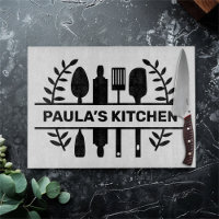Individuelle Name mit Küchenutensilien Graphic