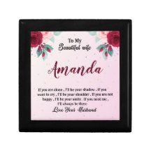 Individuelle Name mit Rote Rose-Meldung für Ehefra