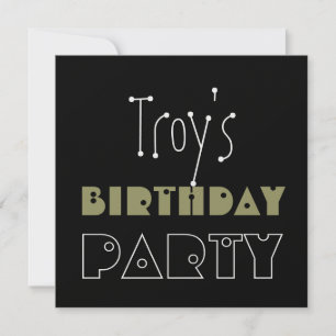 Individuelle Name Modern Birthday Party Camouflage Einladung