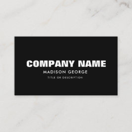 Individuelle Name - Moderner Minimalismus in den s Visitenkarte