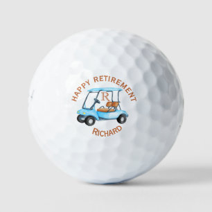 Individuelle Name Monogram Cart Golfball