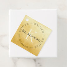 Individuelle Name Monogram Gruß Imitate Gold