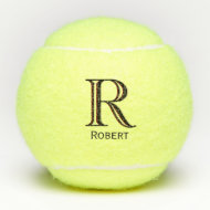 individuelle Name Monogram Tennis Ball