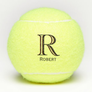Individuelle Name Monogram Tennis Ball