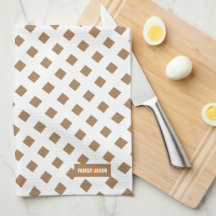 Individuelle Name Monogramm Diamanten braun weiß s