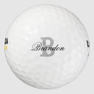 Individuelle Name-Monogramm-Golfbälle für Damen un Golfball
