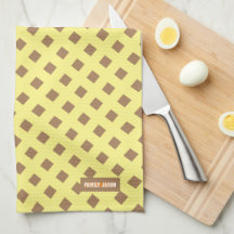 Individuelle Name monogramm, modern gelb