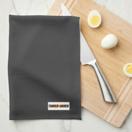 Individuelle Name Monogramm moderne Design trendsc Geschirrtuch
