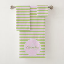 individuelle Name Monogramm Pastellfarben Rosa