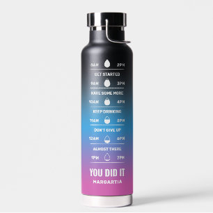 Individuelle Name Motivierend Zeit Maker Erinnerun Trinkflasche