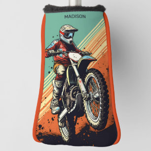 Individuelle Name Motocross Golf Headcover