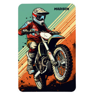 Individuelle Name Motocross Magnet