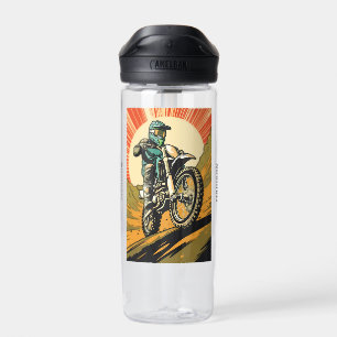 Individuelle Name Motocross Trinkflasche