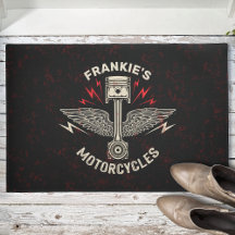 Individuelle Name Motorrad Pistolen Fahrradgarage