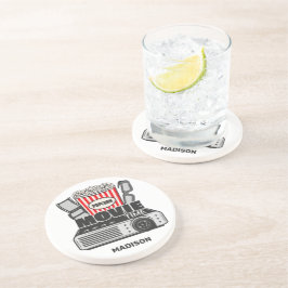 Individuelle Name Movie Time Getränkeuntersetzer