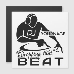 Individuelle Name Music DJ Magnetkarte