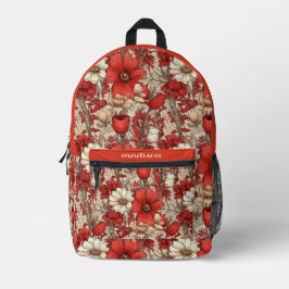 Individuelle Name-Muster Bedruckter Rucksack