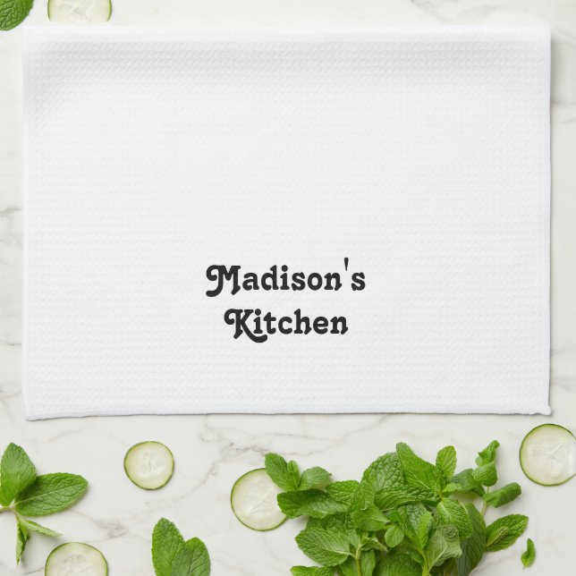 Individuelle Name Mutter Geburtstagsgeschenk Geschirrtuch (Gefaltet)