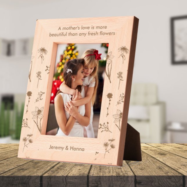 Individuelle Name Mutter Liebe ist schöner Geätzte Rahmen (Von Creator hochgeladen)