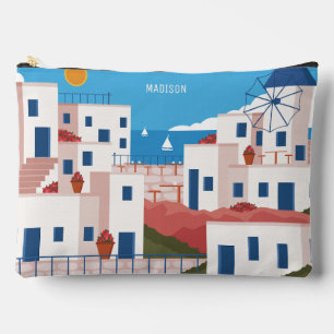 Individuelle Name Mykonos Griechenland Zubehörtasche