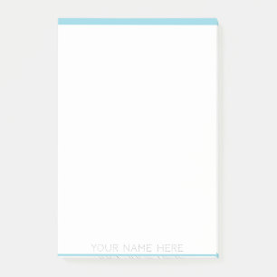 Individuelle Name - Nachhinweise für den persönlic Post-it Klebezettel
