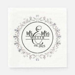 Individuelle Name Napkins Serviette