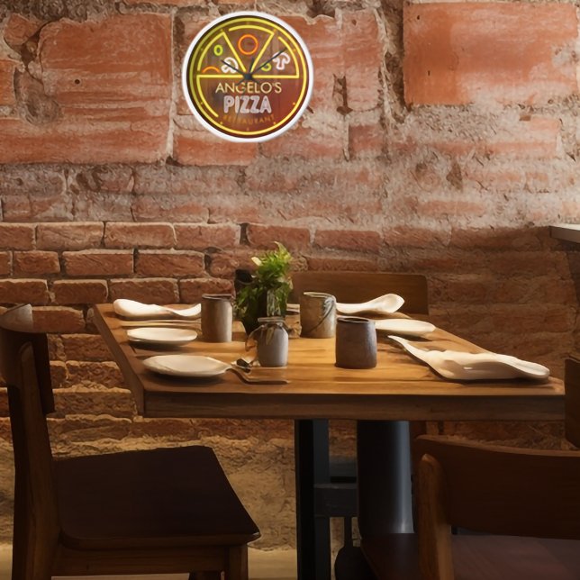 Individuelle Name Neonale Pizzeria Locarno Uhr (Von Creator hochgeladen)