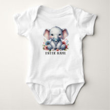 Individuelle Name Niedlich Baby Girl Elephant Baby
