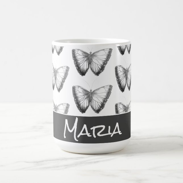 Individuelle Name Niedlich Trendy Beautiful Butter Kaffeetasse (Mittel)