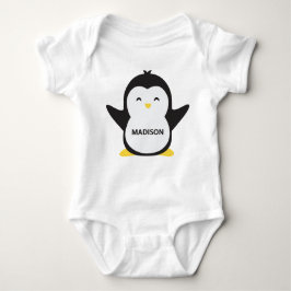 individuelle Name niedliche Pinguin-Shirts Baby Strampler