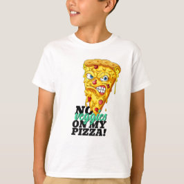 Individuelle Name No Veggies Pizza T - Shirt