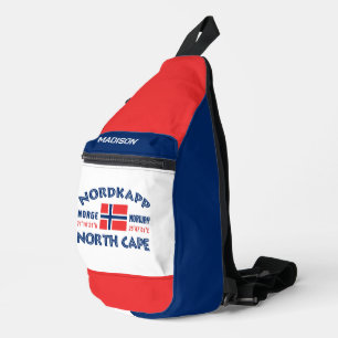 Individuelle Name Nordkapp Norwegen Crossbody Bag