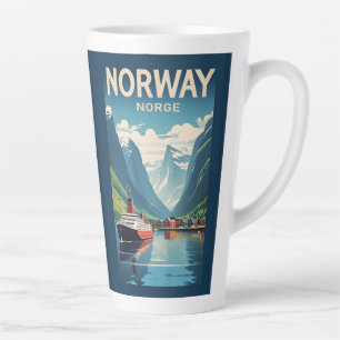Individuelle Name Norwegen Milchtasse