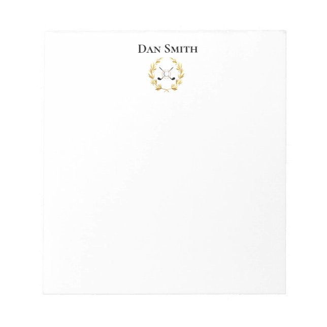 Individuelle Name Notepad Notizblock (Vorderseite)