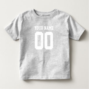 Individuelle Name Number Baby Football Jersey Body Kleinkind T-shirt