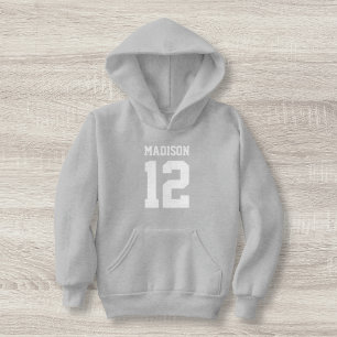 Individuelle Name Number Girls Sport Jersey T - Sh Hoodie
