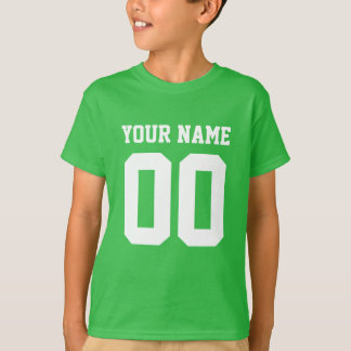 Individuelle Name Number Kids' Football Jersey Shi T-Shirt