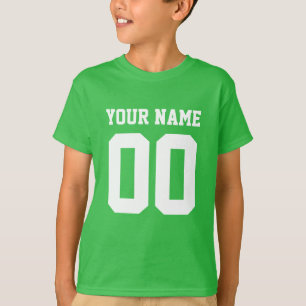 Individuelle Name Number Kids' Football Jersey Shi T-Shirt