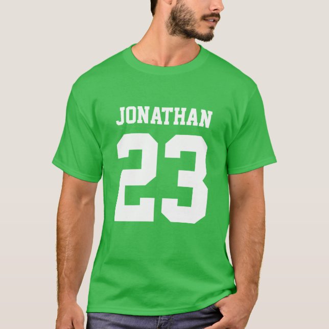 Individuelle Name Number Mens Sport Jersey T - Shi T-Shirt (Vorderseite)
