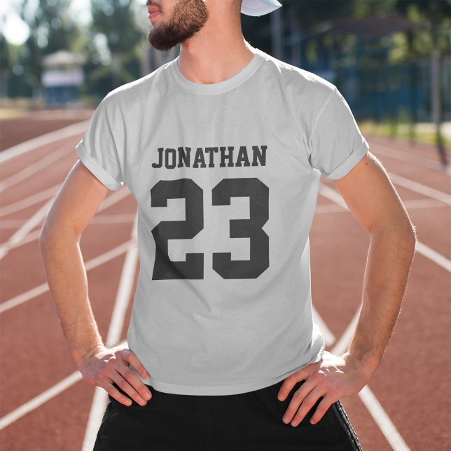 Individuelle Name Number Mens Sport Jersey T - Shi T-Shirt (Von Creator hochgeladen)