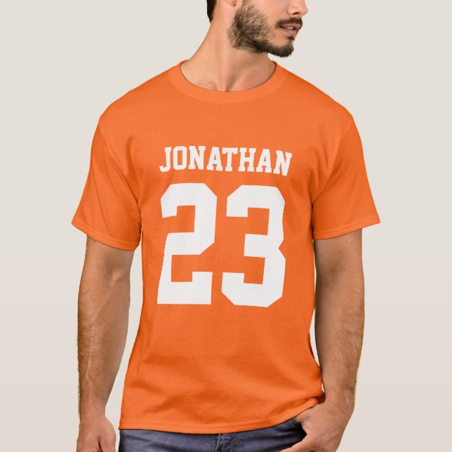 Individuelle Name Number Mens Sport Jersey T - Shi T-Shirt (Vorderseite)