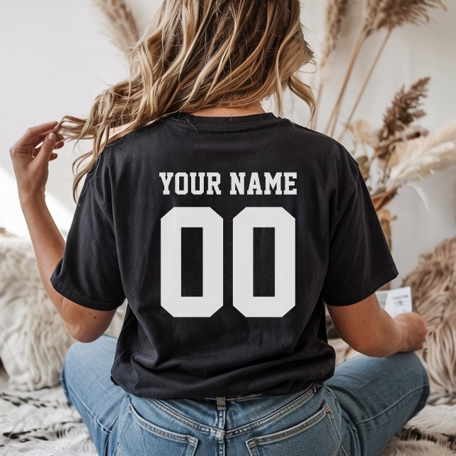 Individuelle Name Nummer Frauenfußball-T - Shirt (Von Creator hochgeladen)