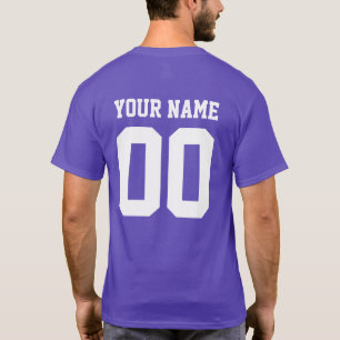Individuelle Name Nummer Männer Fußball T - Shirt