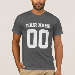 individuelle Name Nummer Männer Fußball T - Shirt