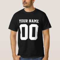 Individuelle Name Nummer Männer Fußball T - Shirt