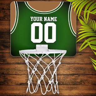 Individuelle Name/Nummer Mini Basketball Hoop