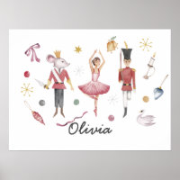 Individuelle Name Nutcracker Ballerina Weihnachten